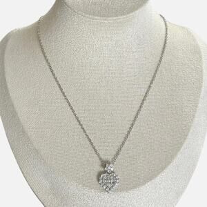 Silver Heart Pendant Necklace